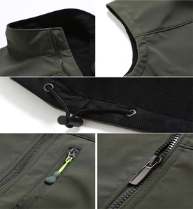 Gilet Casual Softshell da Uomo Leggero Senza Maniche Antivento <span class=keywords><strong>e</strong></span> Impermeabile <span class=keywords><strong>Giacca</strong></span> da Pesca <span class=keywords><strong>Panciotto</strong></span> con Fodera in Pile - Product Image 3