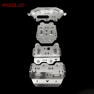 <span class=keywords><strong>Plaque</strong></span> de protection inférieure FASTCULB-LC150-3.5 8mm/5mm pour capot moteur Toyota Land Cruiser 150 2015-2016 en alliage d'aluminium naturel - Product Image 4