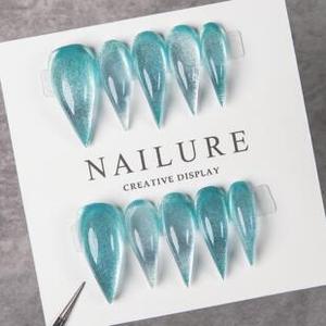 <span class=keywords><strong>Faux</strong></span> ongles pressés faits main, couvrance totale, motifs griffes de dragon, griffes d'aigle, griffes de chat, pré-dessinés avec colle, best-seller en gros - Product Image 6