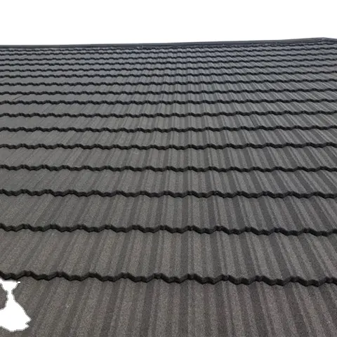 Suojiacheng — feuille de toit en acier revêtu de pierre, style moderne classique, matériau de toit