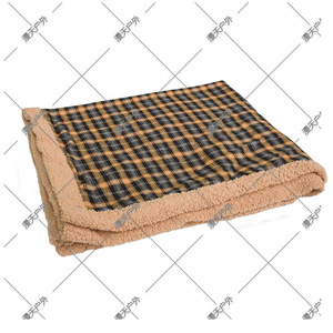 Couverture en laine à carreaux 100% laine d'agneau anti-boulochage pour la maison, rectangulaire, chaude, pour l'automne et l'hiver - Product Image 3