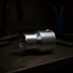 Enchufe 235 3/4 PN de acero cromado para reparación automotriz - Product Image 3