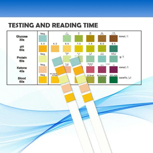 Tiras Reactivas <span class=keywords><strong>de</strong></span> <span class=keywords><strong>Orina</strong></span> <span class=keywords><strong>de</strong></span> 5 Parámetros para Laboratorio Médico - Certificación ISO/CE - URS-14 Clase II - Garantía <span class=keywords><strong>de</strong></span> 2 Años - Product Image 5