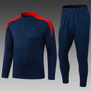 Fabrika toptan rahat nefes erkek takımı futbol eşofman özelleştirilebilir OEM hizmeti otomatik kesme seti futbol - Product Image 3