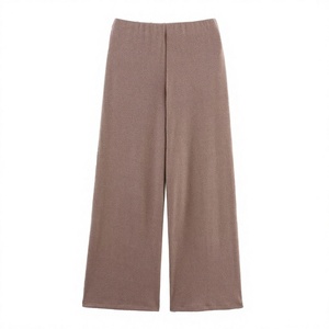 Women 2026 <b>Summer</b> New Chic Fashion Straight Elastic Waist Anti-Wrinkle Vintage High Waist <b>Pants</b> - Product Image 2