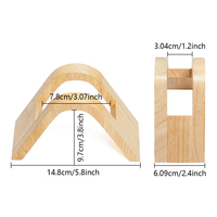 Support de filtre à café en bois, 1 pièce, support de stockage de papier filtrant et distributeur d'étagère pour usage domestique