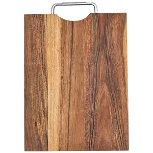 Tabla de Cortar Cuadrada de Madera Natural de Calidad de Exportación, Apta para Lavavajillas, Grosor Personalizable para Preparar, Servir y Proteger Alimentos - Product Image 1