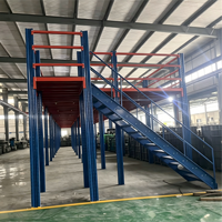 Plateforme en acier à grande portée pour entrepôt, structure industrielle en acier, mezzanine en acier