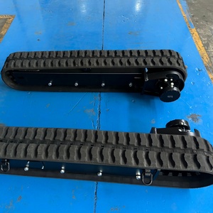 Chasis de orugas de caucho con capacidad de carga de 3T, sistemas de accionamiento por orugas hidráulicas y motor de alta velocidad, precio de fábrica y personalizable. - Product Image 2