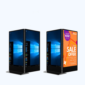 55inch <span class=keywords><strong>LCD</strong></span> quảng cáo double side kỹ thuật số biển win11 <span class=keywords><strong>LCD</strong></span> màn hình hiển thị cảm ứng tương tác thông tin ngoài trời Totem - Product Image 1