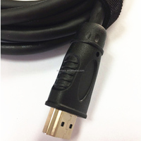 Câble coaxial noir de 20 cm, version 2.0, diamètre 5,5 mm, pour 4K 60Hz 3D 18 Gbps