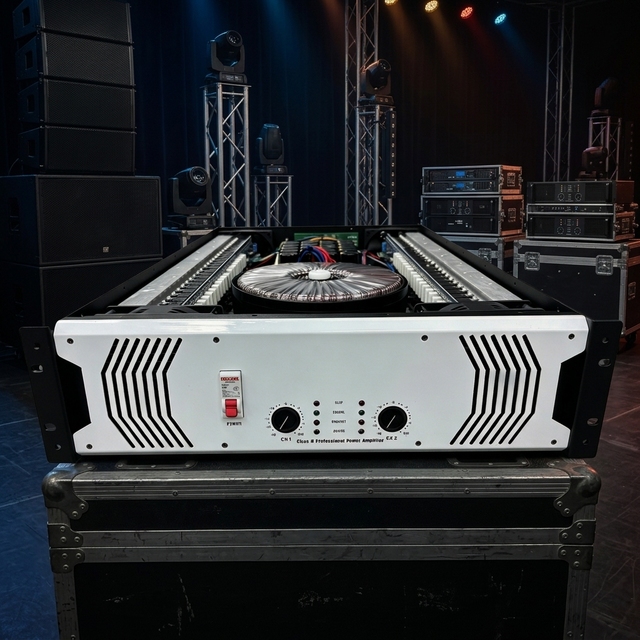 High Power 4000W Class H Professional Audio Power Amplifier 2 Channel for DJ Stage PA System