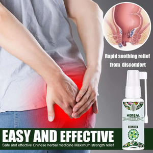 Spray Herbal Popular para Hemorroidas, Agente de Cuidado Corporal para Alívio da Dor Anal - Product Image 2