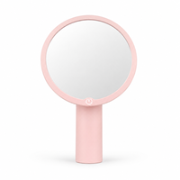 Espejo de Maquillaje LED Redondo Recargable con Control Táctil, Espejo de Vanidad Portátil para Viajes