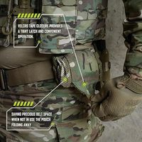 Poche tactique de combat Molle de qualité supérieure avec cordon de serrage, grande poche pour magazine ATAGS FG, poche de combat pour chien, poche de décharge tactique