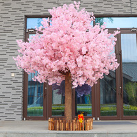 Maßgefertigter Seiden-Kunstblüten-Kirschbaum Künstliche Gartendekoration für Party Event Hochzeit Abschlussfeier Innen- und Außenbereich Langlebig