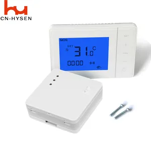 Thermostat Tuya Système de chauffage sans fil Produit pour maison intelligente Thermostat de chauffage au sol rayonnant avec récepteur de prise de courant