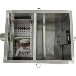 VICTORY KITCHEN Trampa de grasa de acero inoxidable resistente Separador de aceite y agua inoxidable para cocinas de restaurantes o hoteles Catering - Product Image 5