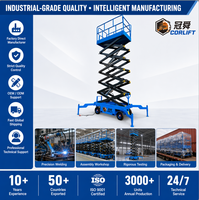 Corlift Ev Tipi ve Endüstriyel Makaslı Platform Mobil Havadan Çalışma Platformu Portatif İskele Kaldırma Masası 2000mm