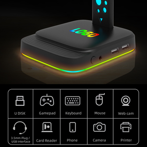 Neuer Arrival Gaming Headset-Halter mit 3 USB-Ladeans chl üssen und 2 Steckdosen, geeignet für Gamer Desktop-Tischs piel OEM ODM Ear phone Stand - Product Image 5