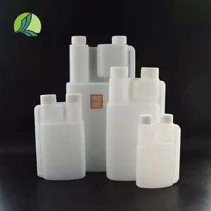 100ml 250ml 500ml 1000ml HDPE-Kunststoff-Doppelkammer-Dosier flasche Labor-Doppelhals-Flaschen spender