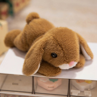 Nouvel arrivage de lapin en peluche doux et couché, cadeau de fête d'anniversaire pour enfants, poupée lapin en peluche pour décoration de la maison