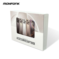 Coffret Cadeau d'Accessoires Personnalisé 6 en 1 pour iPhone, Kit d'Alimentation pour Téléphone Mobile US EU