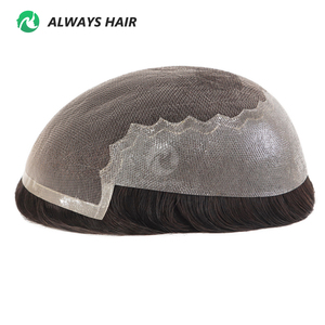 DURA Q6 - Protesi Capillare da Uomo in Lace e PU, 5 Misure, Densità 130%, Capelli Umani Indiani - Product Image 2