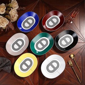 Korean-style Minimalist Solid Color Dessert Plates Western-style Japanese-style <b>Light</b> Luxury Round Tableware for Hotel Meal Use - Product Image 1