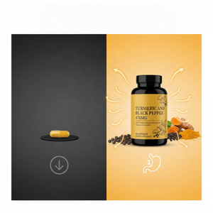 Kapsul Kunyit Kurkumin Lada Hitam 470mg 60 Kapsul |   Suplemen Diet <span class=keywords><strong>OEM</strong></span>/ODM |   Dewasa |   Kesehatan Usus Mendukung Kesehatan Sendi yang Lebih Baik - Product Image 6