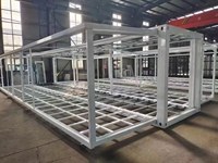 Isolation pliable maison extensible expédition préfabriquée vente pliée maisons préfabriquées bon marché prix de la vie en Chine conteneur pliant
