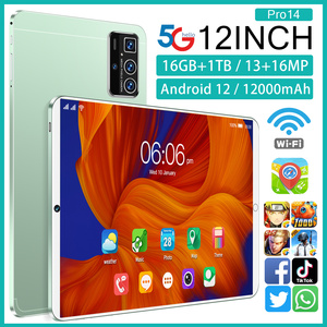 Hot bán New 2025 Pad 16GB RAM 1TB Rom <span class=keywords><strong>Dual</strong></span> <span class=keywords><strong>Sim</strong></span> 12 inch Wifi GPS Pin 4 gam <span class=keywords><strong>5</strong></span> gam gọi điện thoại Tablet PC GSM Tablet PC - Product Image 4