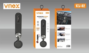 Supporto magnetico per auto Vmex VZJ-02 Supporto per telefono da cruscotto nero in lega di alluminio multifunzionale - Product Image 1