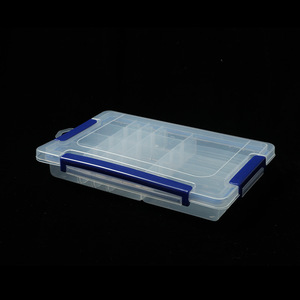 Transparent Plastic <b>Storage</b> <b>Box</b> 20 Compartments With Lid For Jewelry <b>Tools</b> Parts Organizing Rectangle Medium Size - Product Image 2