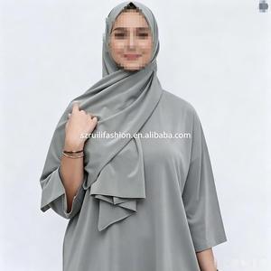Burkini, Traje de Baño Musulmán Modesto, Traje de Baño Burkini de Color Sólido Personalizado para Mujeres Musulmanas, Suave y Elástico - Product Image 5