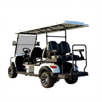 Voiture de golf électrique 6 places en gros d'usine chinoise, buggy de golf certifié CE, batterie au lithium/acide-plomb, 30 km/h, prix bas et abordable