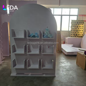 LEDA - Exhibidor de Dulces Personalizado con Logotipo y Color, Caja de Dulces, Pared de Dulces, Soporte para Caja de Flores, Caja de Aperitivos, Fondo Acrílico, Decoración para Fiestas - Product Image 2