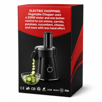 Hachoir Électrique Multifonctionnel pour Légumes, Oignons, Frites, Ail, Pommes de Terre, Râpe à Fromage, et Râpe à Carottes