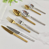 Ensemble de couverts de luxe en acier inoxydable pour mariage, couteau, fourchette, cuillère, idéal pour offrir, usage domestique, restaurant, service de table