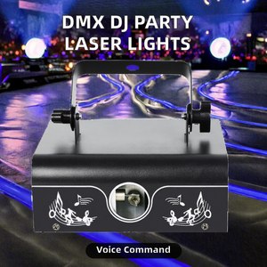 Trong nhà/ngoài trời Disco Đảng Đèn sân khấu hoạt hình đầy màu sắc laser chiếu DMX điều khiển cho Giáng sinh lễ hội giai đoạn - Product Image 3