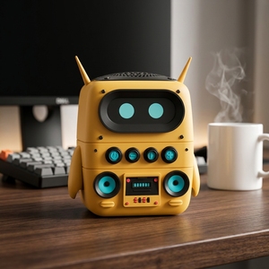 Nouveau Robot IA 2026 pour l'éducation précoce, Haut-parleur interactif pour enfants, Q&A vocales, Contes, Rhymes, Jouet d'apprentissage des connaissances scientifiques - Product Image 1