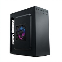 Gabinete Micro ATX Meway Mesh Front con Ventilador RGB, Mini Torre de Acero SPCC, Compatible con Fuente de Alimentación ATX, para Gaming y Oficina, Personalizable, en Stock