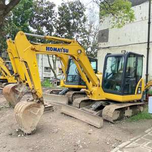 Mini-excavatrice Komatsu PC56 d'occasion de haute qualité, 5 tonnes, moteur d'origine, pompe EPA, roulement - Product Image 5