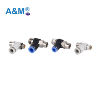 Meilleures ventes Sl(B)-D Contrôleurs de vitesse rotatifs pivotants Connecteurs pneumatiques Raccords enfichables Pièces pneumatiques