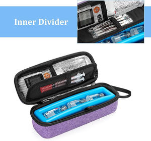Estuche rígido resistente al agua, monitor <span class=keywords><strong>de</strong></span> presión arterial para medicina personalizada, <span class=keywords><strong>medidor</strong></span> <span class=keywords><strong>de</strong></span> glucosa, bolsa enfriadora, <span class=keywords><strong>medidor</strong></span> <span class=keywords><strong>de</strong></span> glucosa, bolígrafo <span class=keywords><strong>de</strong></span> <span class=keywords><strong>insulina</strong></span>, estuche <span class=keywords><strong>de</strong></span> almacenamiento - Product Image 2