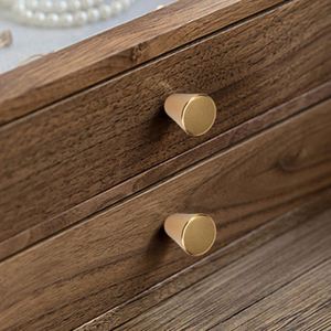 Tiradores de cajones modernos y ecológicos, herrajes para muebles, pomo para cómoda, tirador de gabinete dorado, aleación de aluminio, para armario, cocina y alacena - Product Image 3
