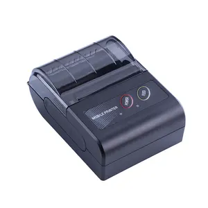 Guter Preis 58 mm Mini tragbarer Drucker 2 Zoll blau zahn drahtloser Mobildrucker für Outdoor Express-Eingang