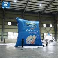 Sac géant gonflable personnalisé en forme de croustilles de pommes de terre, modèle de sac d'emballage de collation simulé pour la promotion de marque, la publicité événementielle et la décoration
