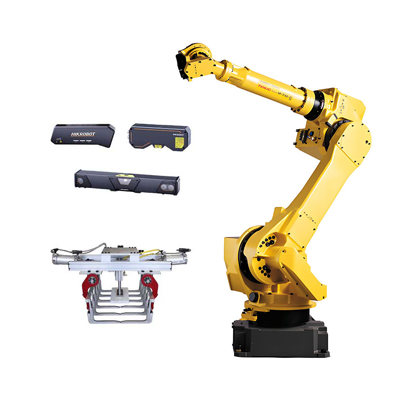 FANUC Robot Arm M-710iC/70 Intelligent COGNEX 3D Vision Customized Robot Gripper Robot Pipeline Pack