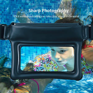 Sac banane imperméable transparent sac sec sac à main transparent sac de ceinture en PVC étanche avec sangle réglable - Product Image 5